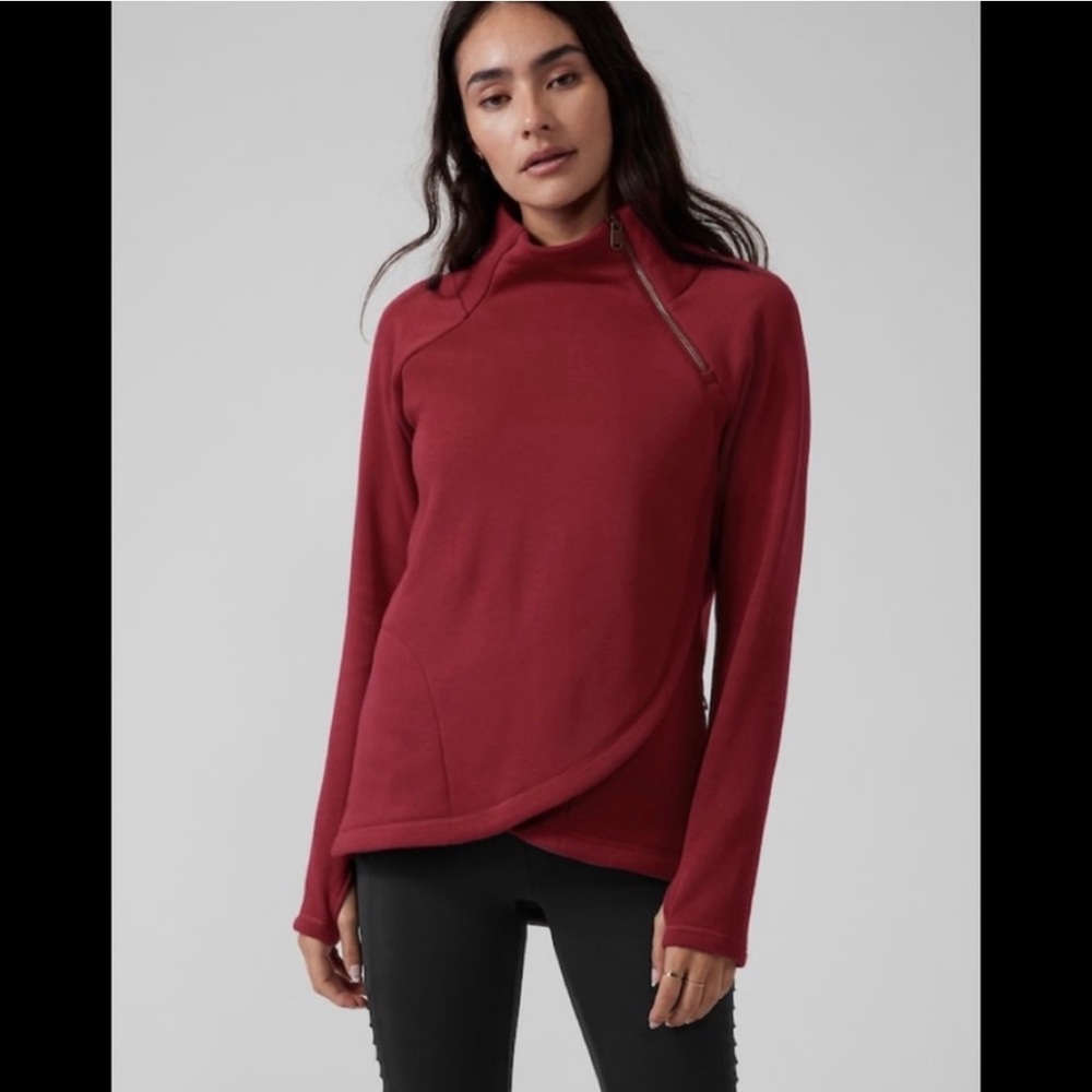 Like new! Athleta Cozy Karma Asym Sweatshirt. XS.